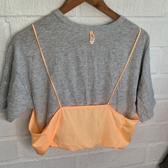 FP Movement by Free People Double Layer Short Sleeve Shirt sz S - Picture 8 of 8